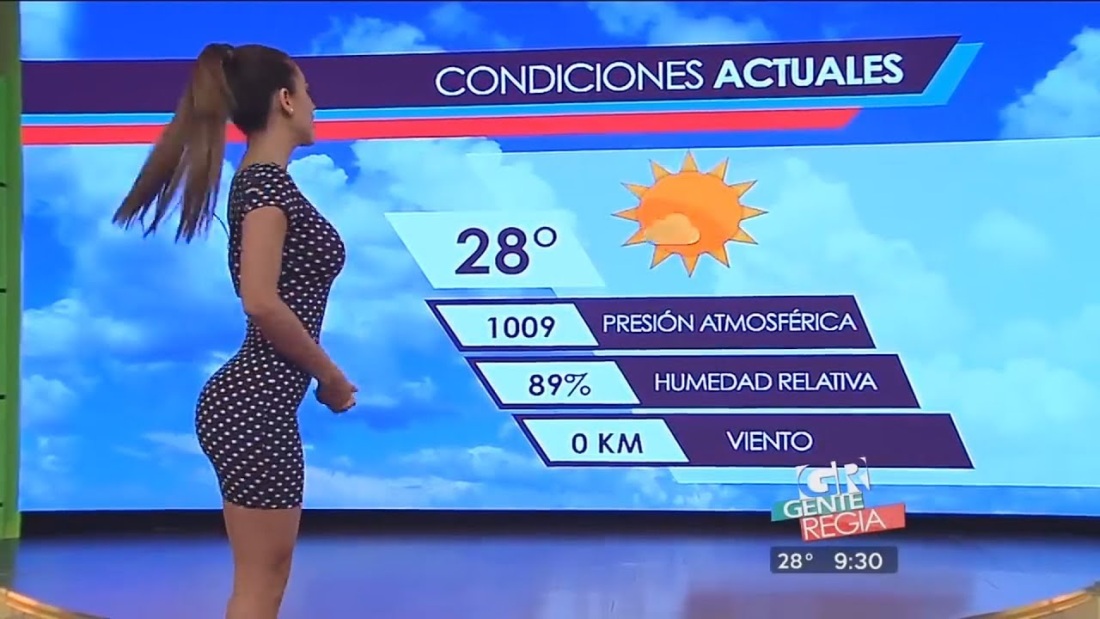 Ведущая прогноза погоды