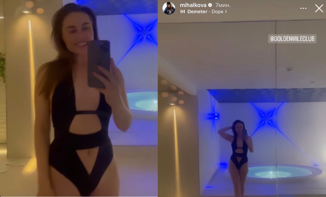 Юлия Михалкова в купальнике