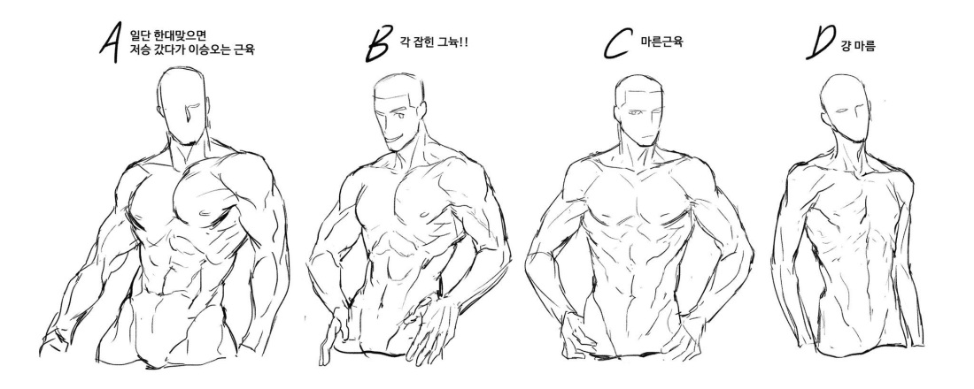 Накачанное мужское тело р