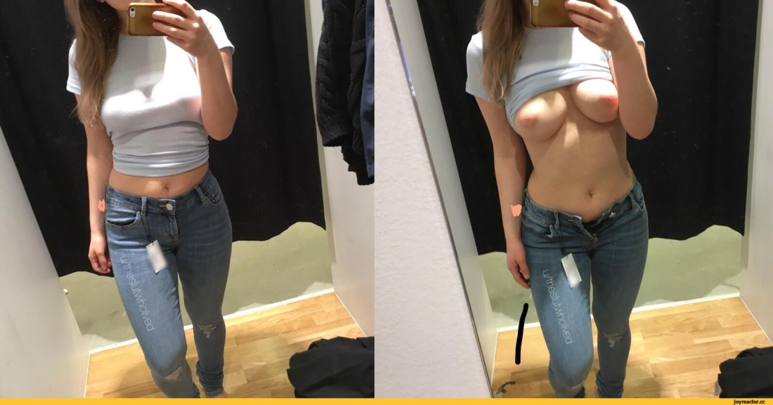 Девушка голенькая в примерочной