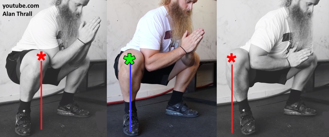 Приседания на коленях