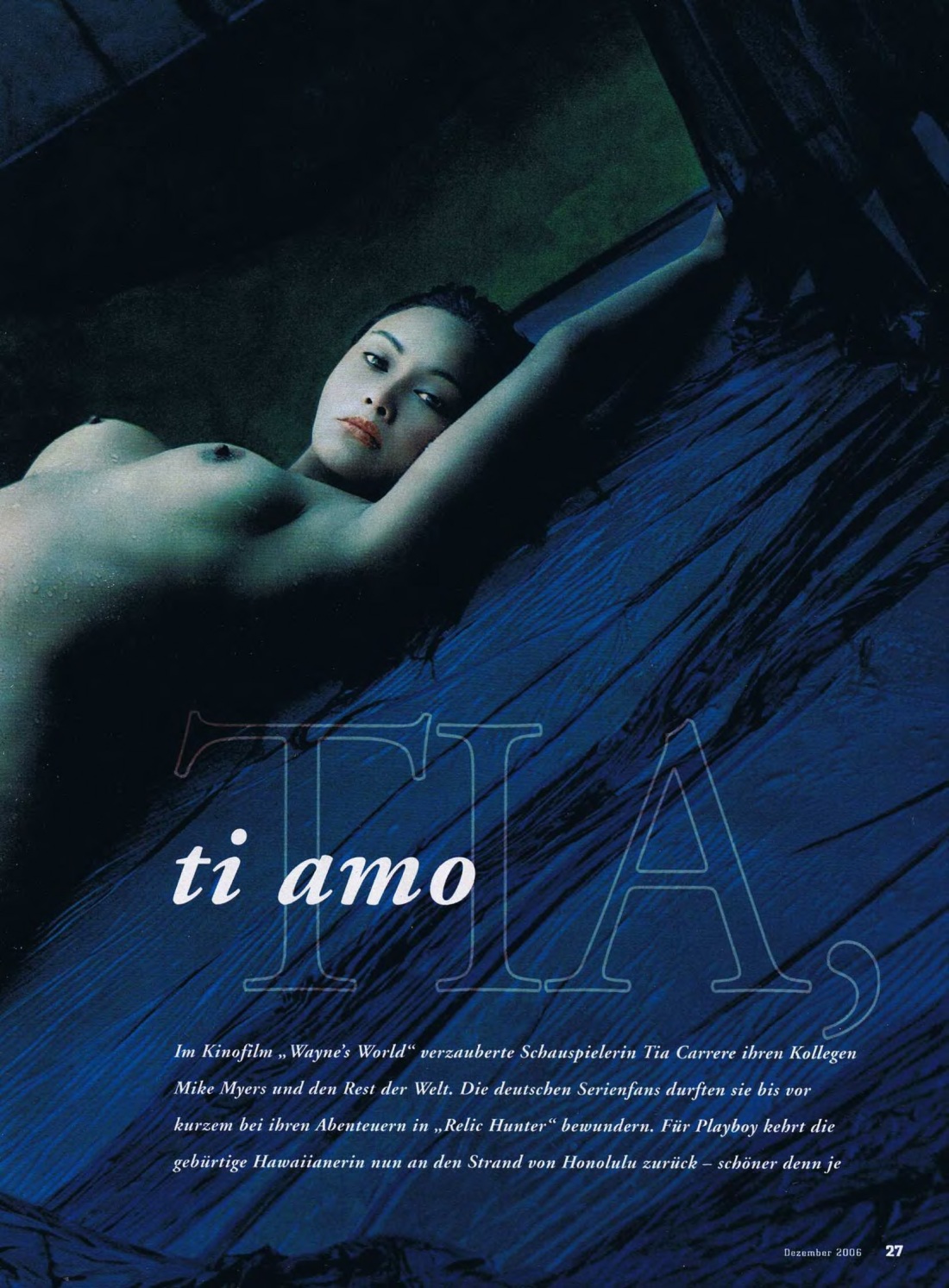 Тиа Каррере плэйбой 2003