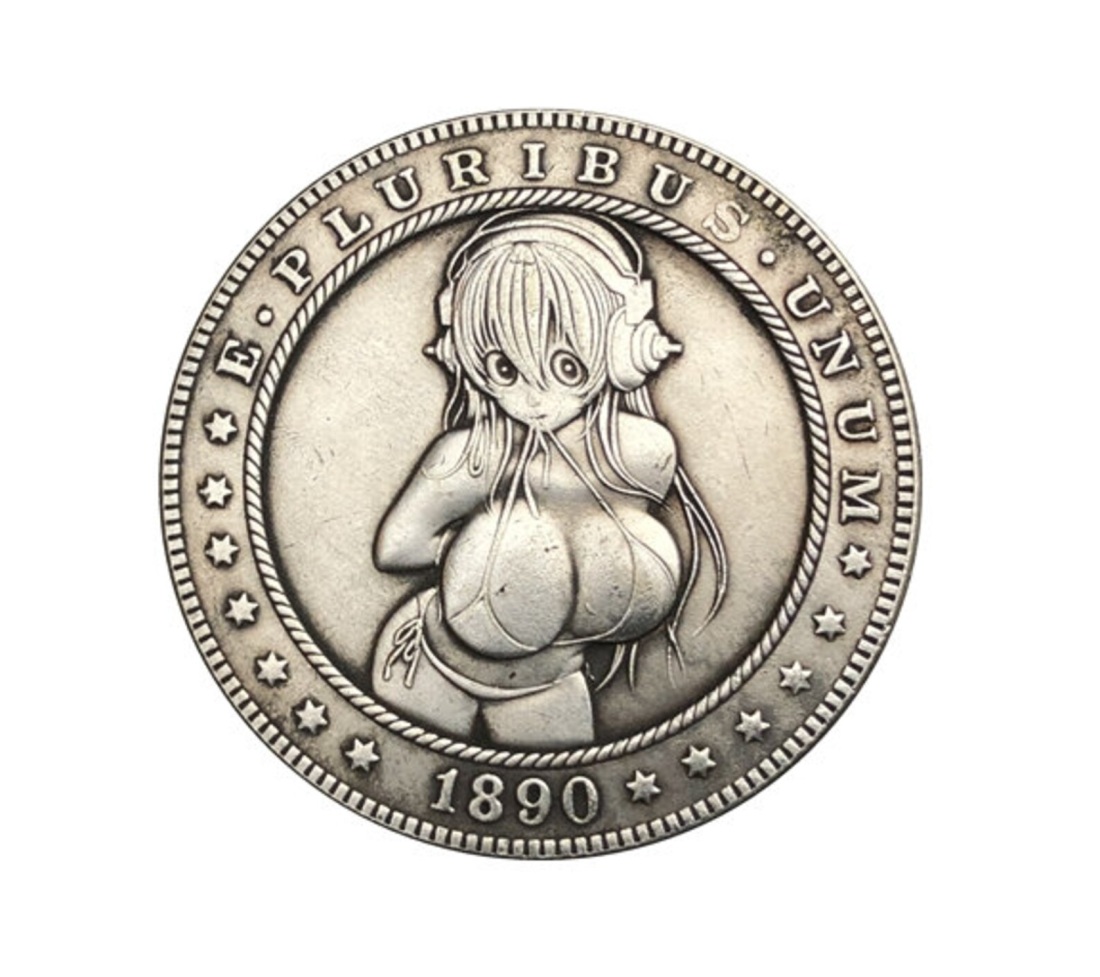 Dead Coins, 1 доллар, 1890, Экзонумия,