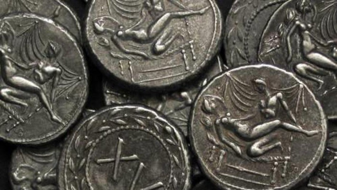 Монеты древнего Рима спинтрии