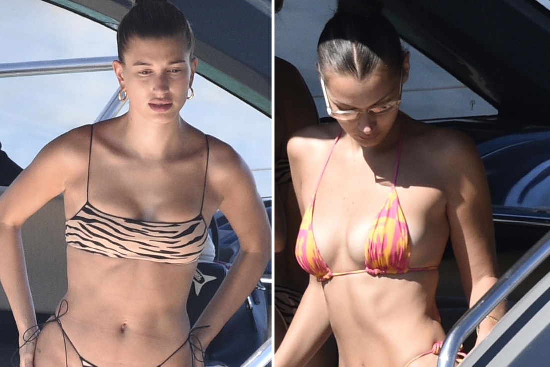 Белла Хадид голая попа