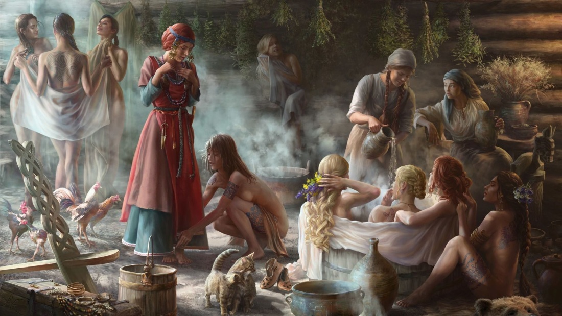 Кустодиев русская Венера