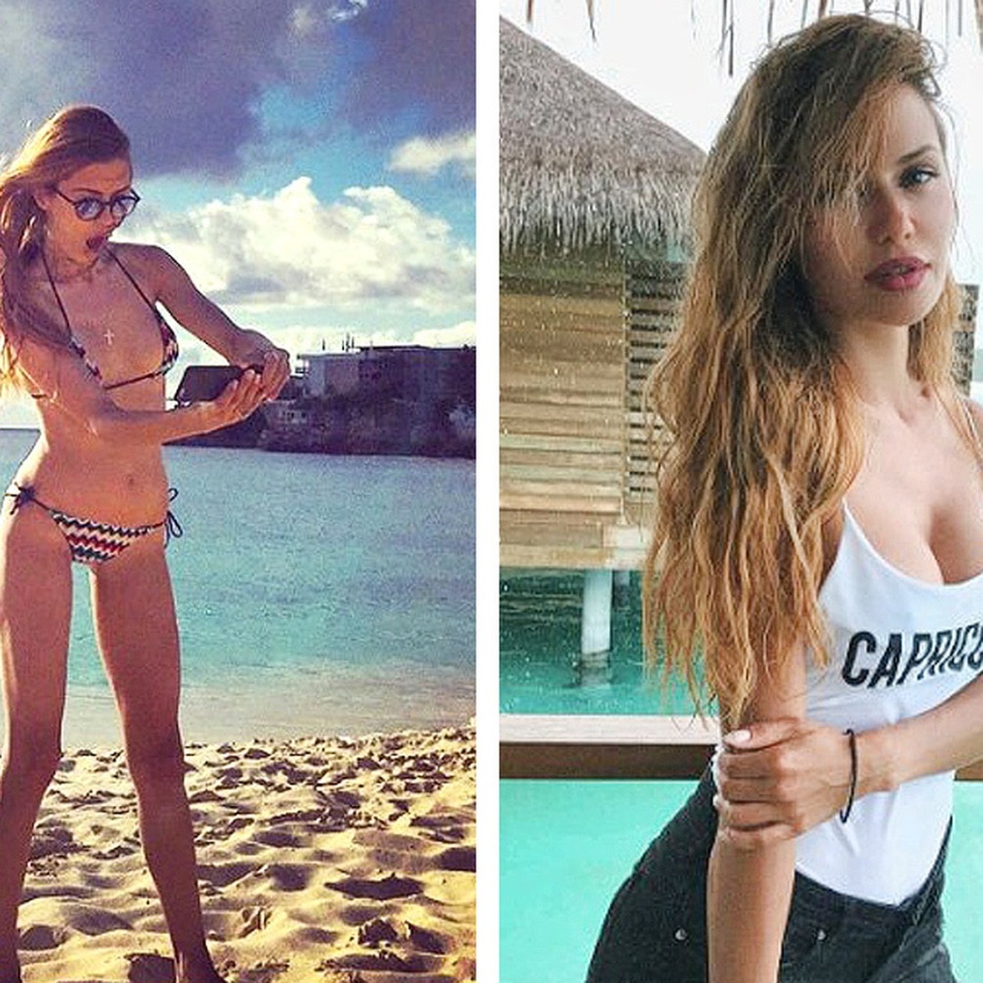 Грудь Виктории Бони