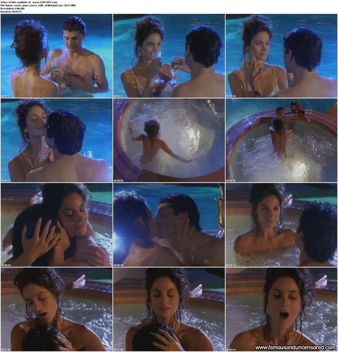 Керри-Энн Мосс топлесс