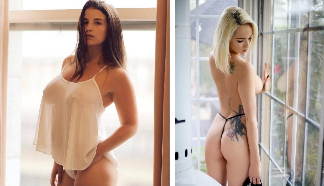 Красивые девушки без бюстгальтера