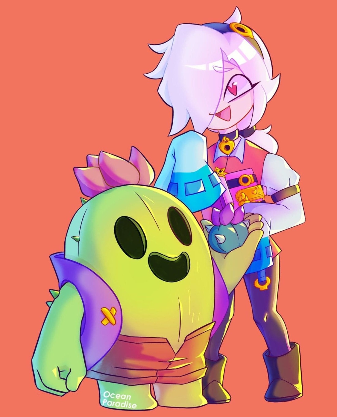 Brawl Stars Колетт и Спайк