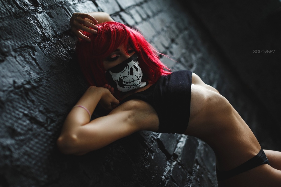 Граффити девушка