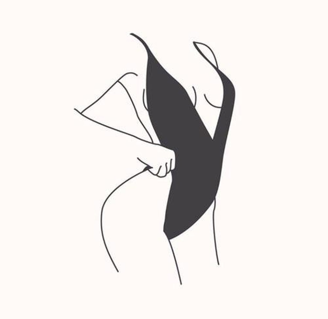 Силуэт женского тела