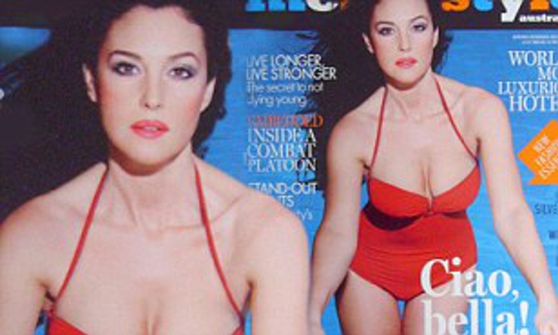 Моника Беллуччи в Нижнем белье молодость