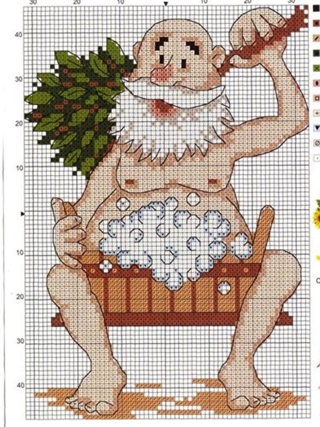 Вышивка баня