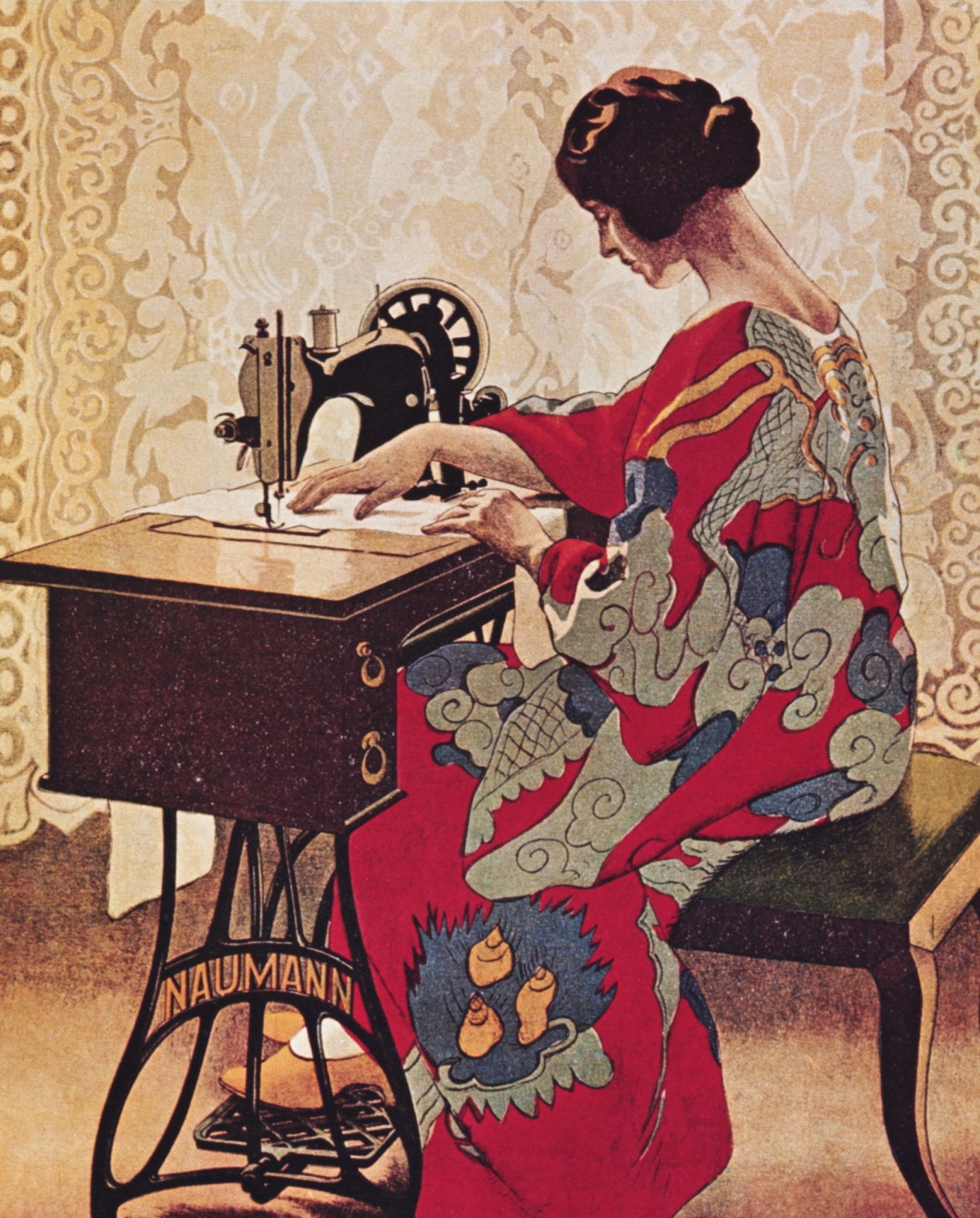 Женщина за рукоделием