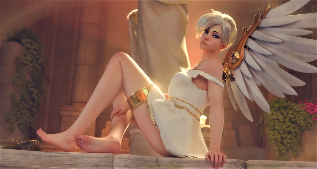 Mercy Overwatch 3д