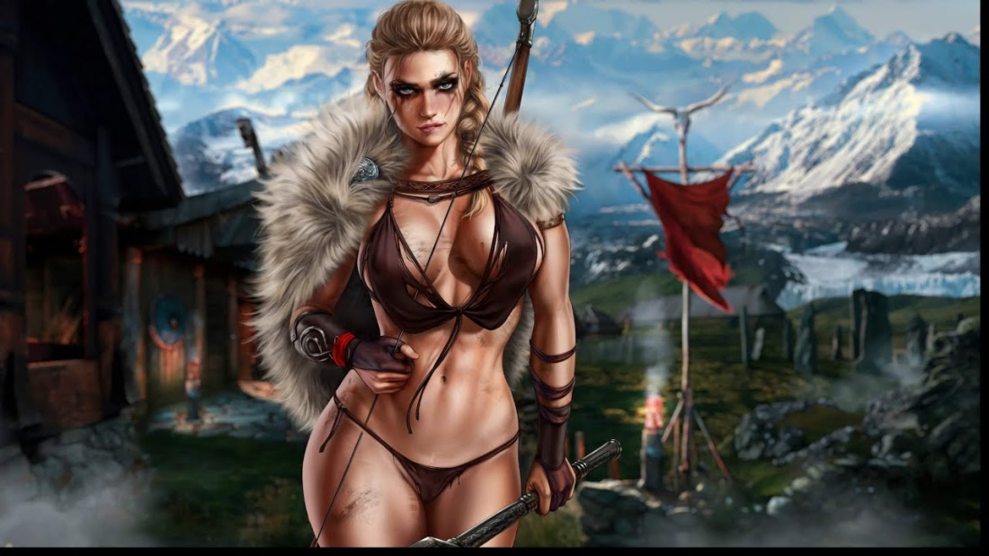 Эйвор ассасин Вальгалла девушка