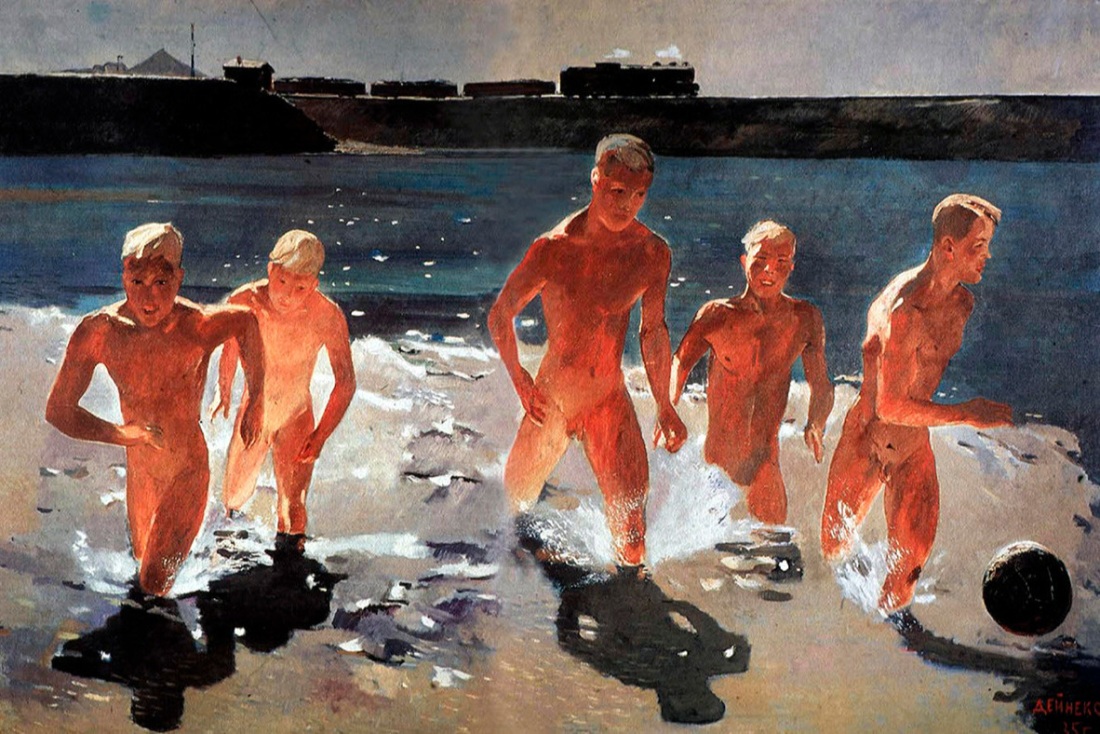 Дейнека обеденный перерыв в Донбассе 1935