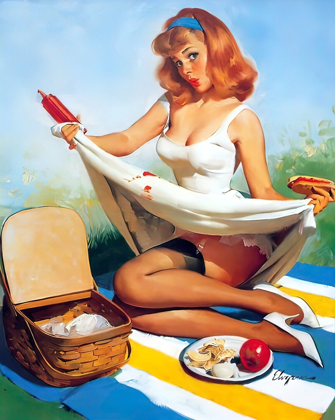 Louis Marie de Schryver цветочница 1901