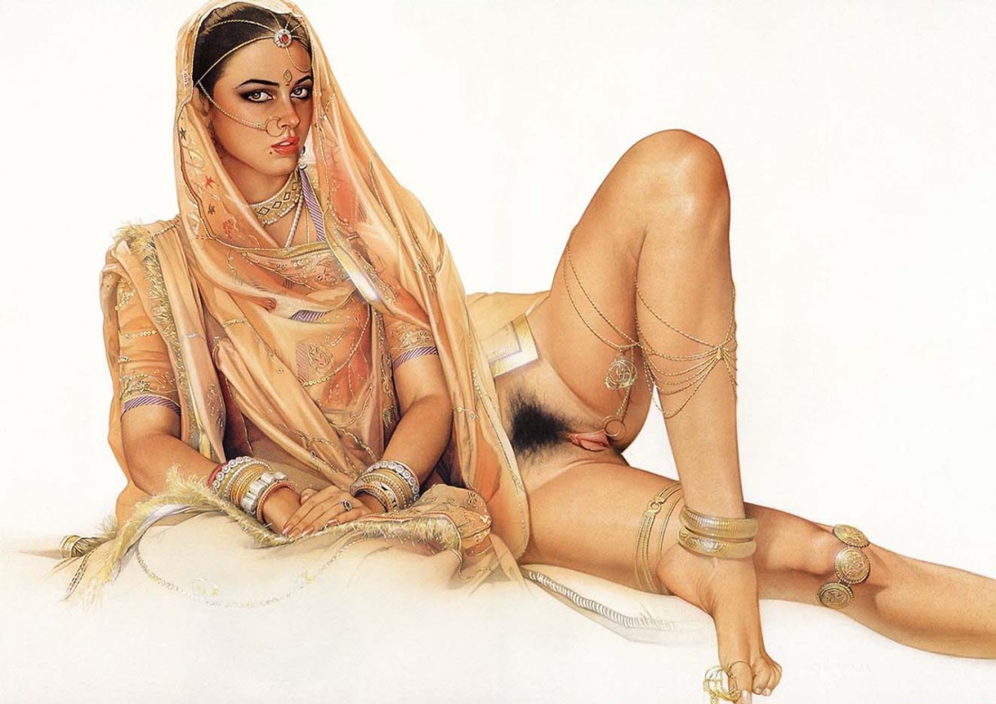 Эротические рисунки Востока