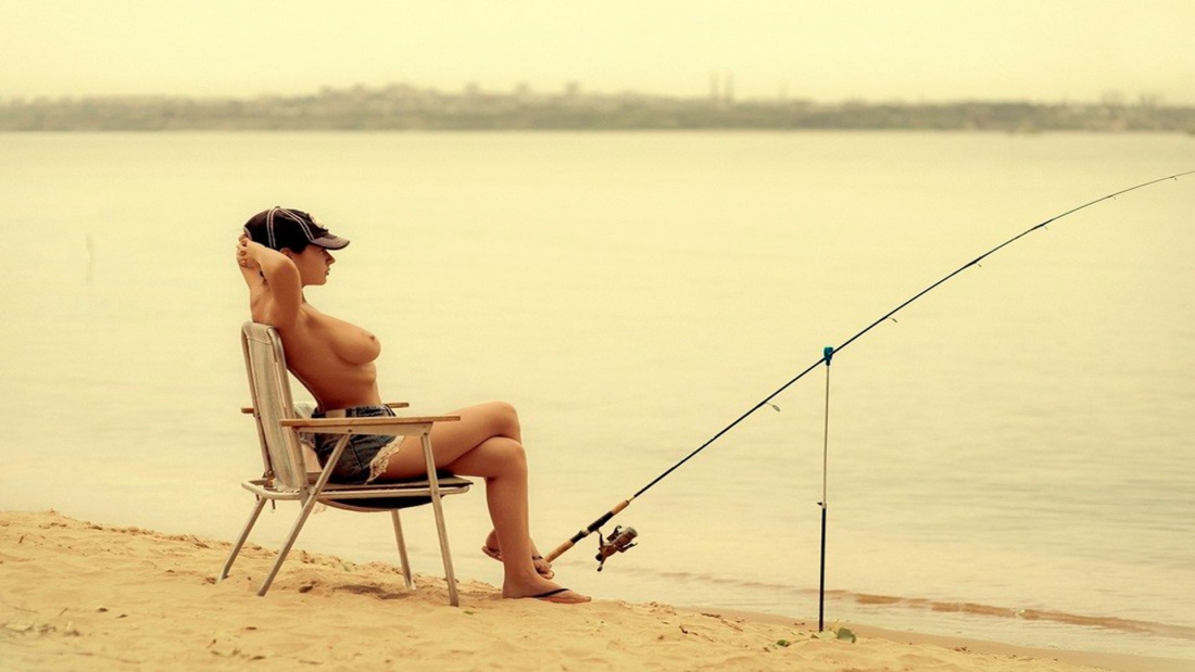 Голая рыбачка из Белоруссии