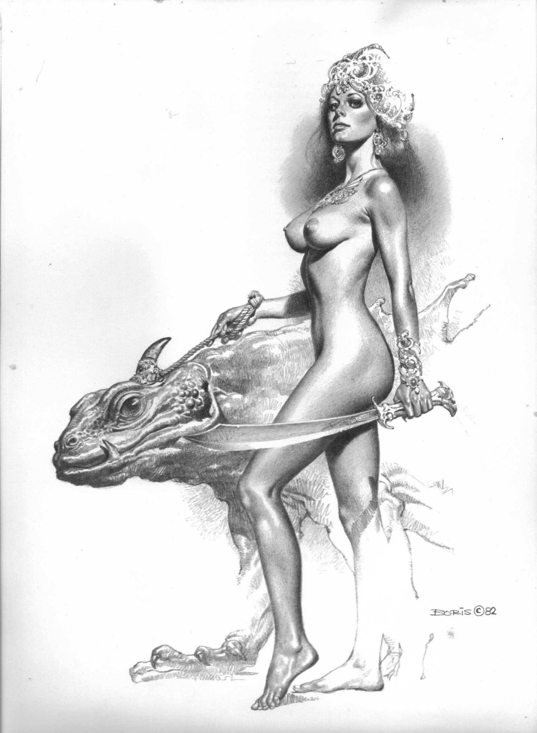 Борис Вальехо картины обнажёнка