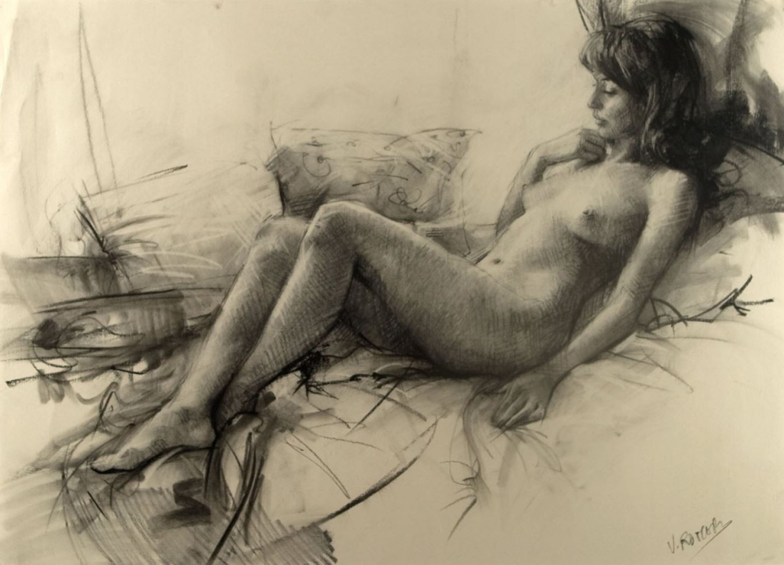 Рисунки голых женщин (49 фото)