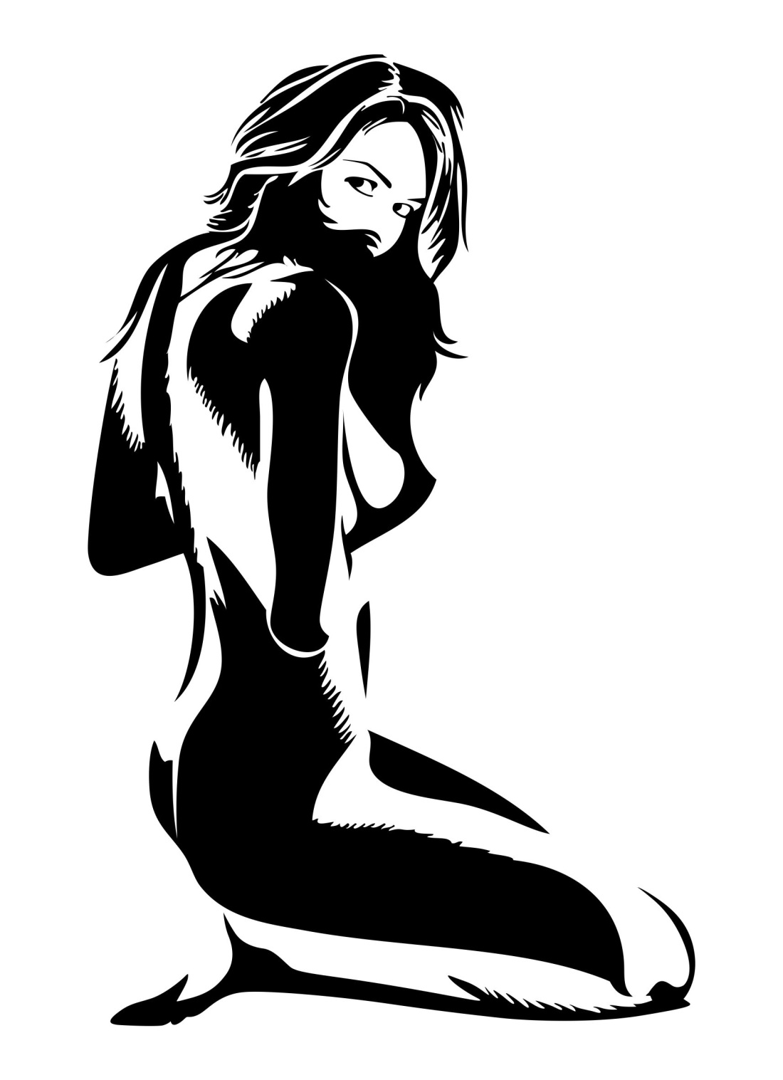 Очертания девушки