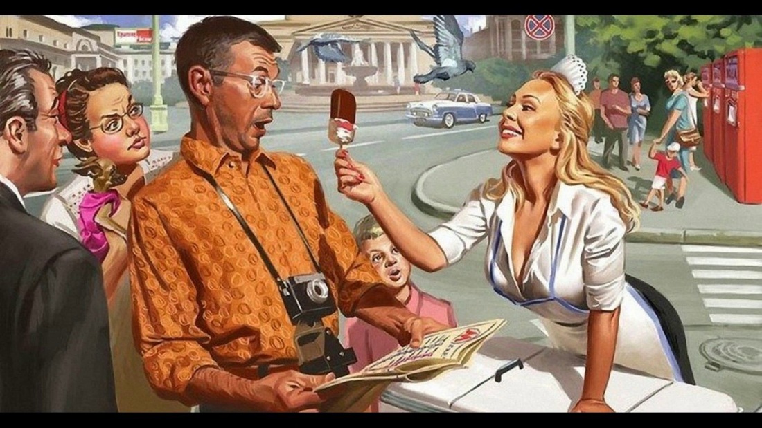 Плакаты в Советском стиле с приколами