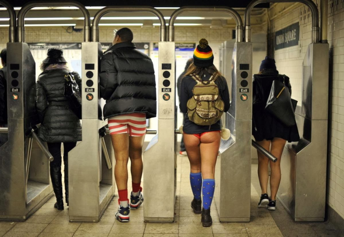 Global no Pants Subway Ride 2014