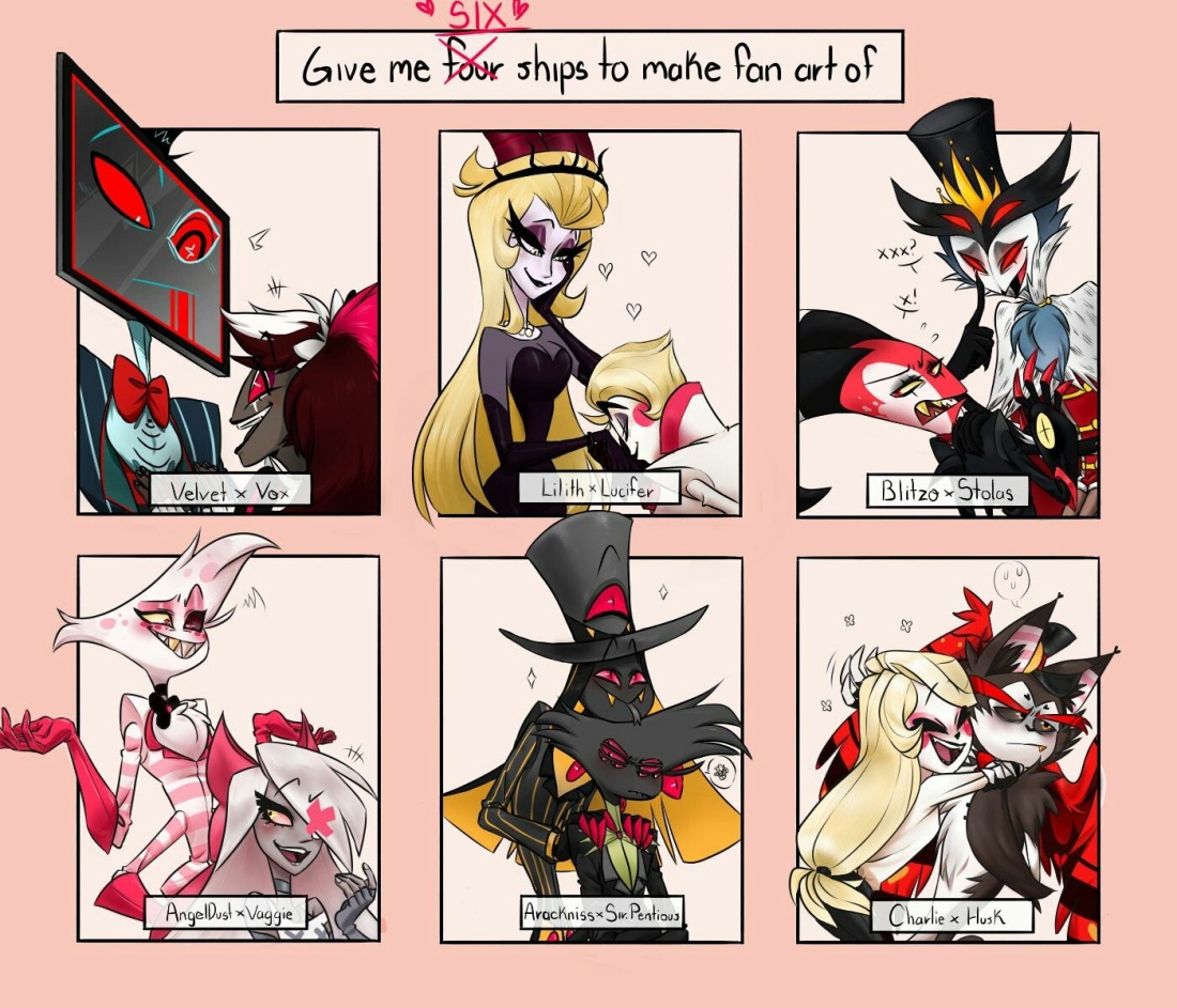 Вокс и Аластор комикс