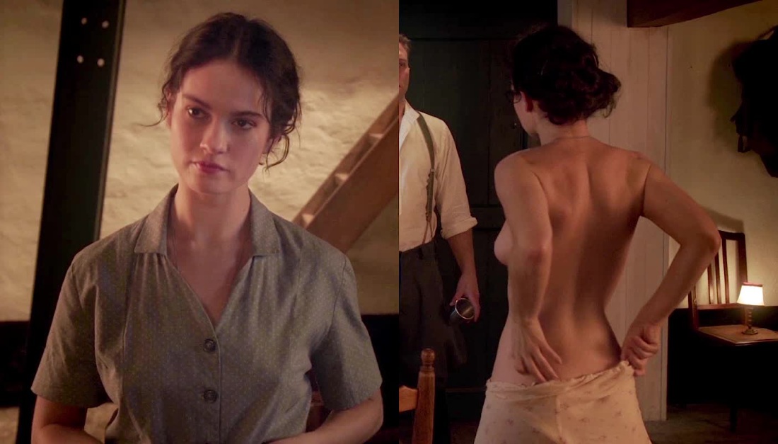 Lily James в фильме исключение ню