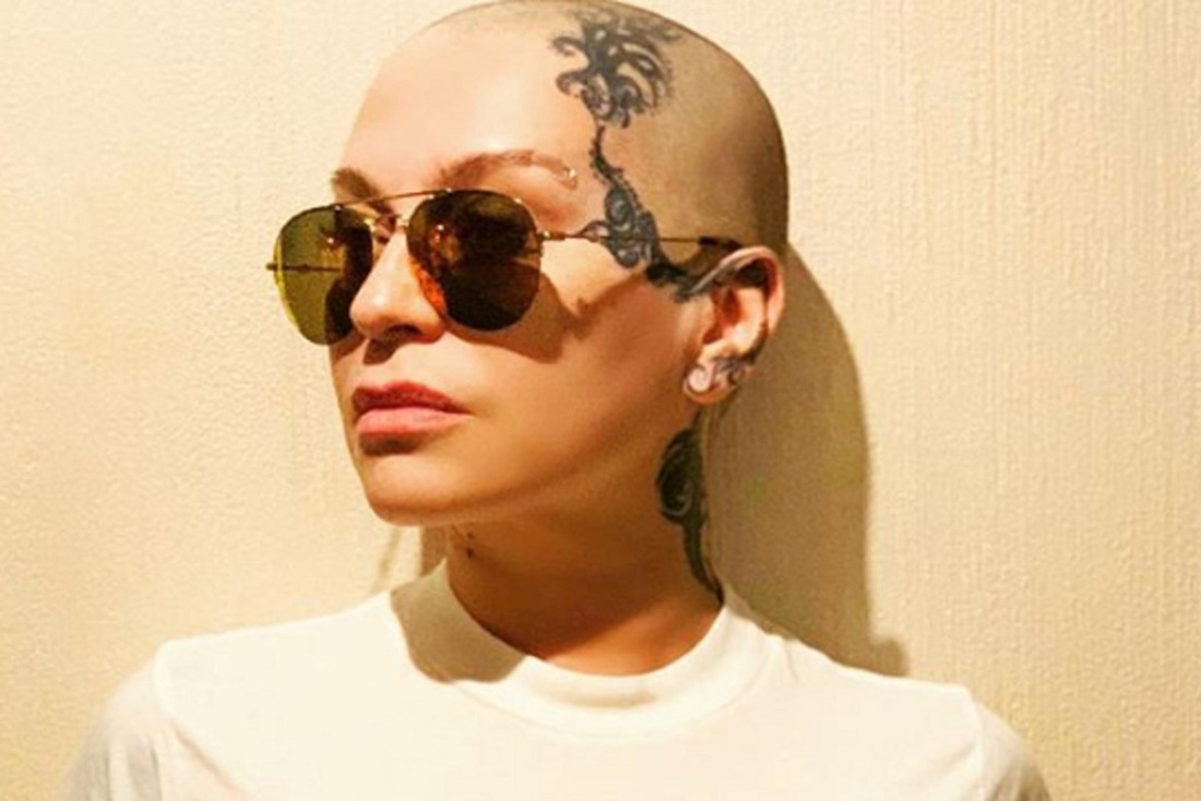 Лысая Роуз Эмбер Роуз