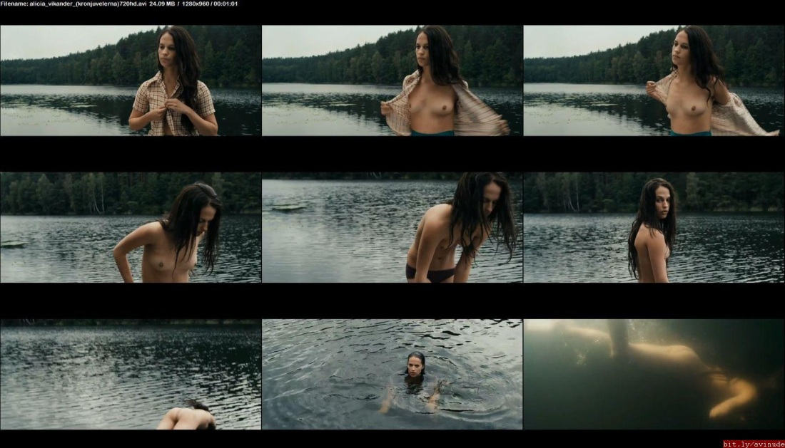 Шведская актриса Алисия Викандер ню