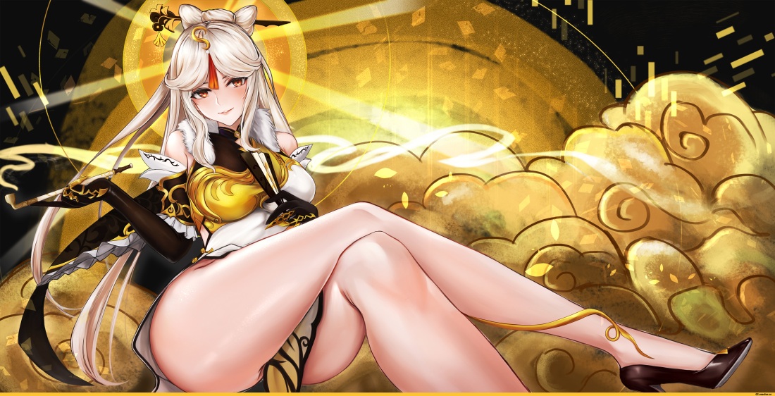 Нин Гуан Геншин арт