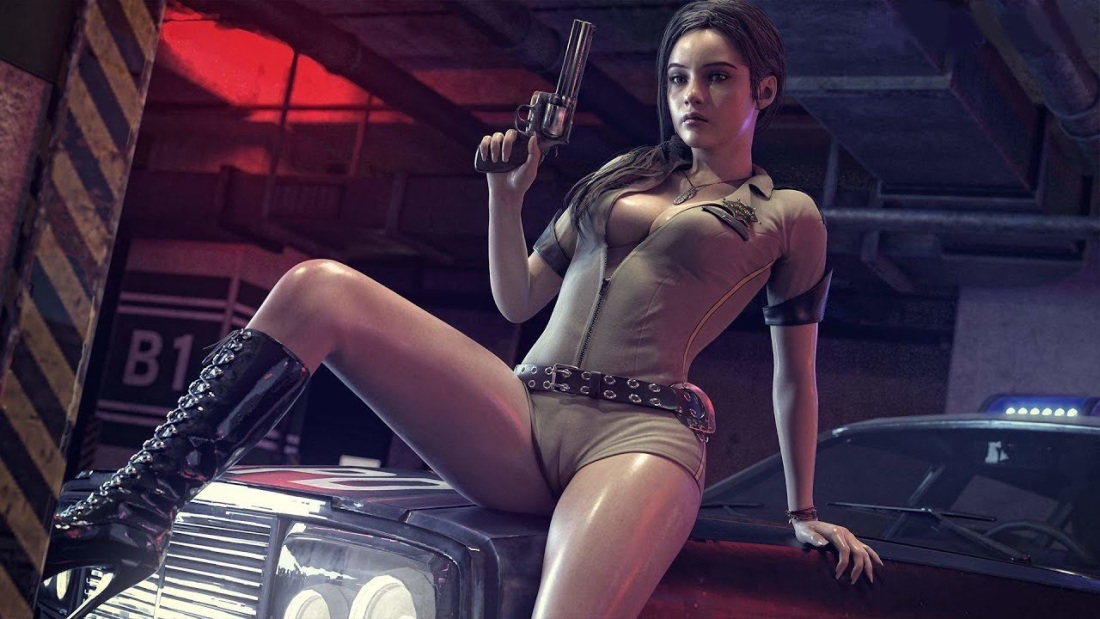 Клэр Рэдфилд Ремаке 2 резидент секси