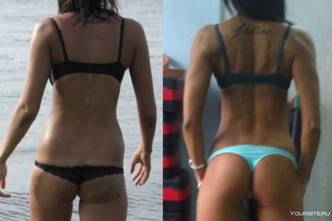 Плоские ягодицы накаченные