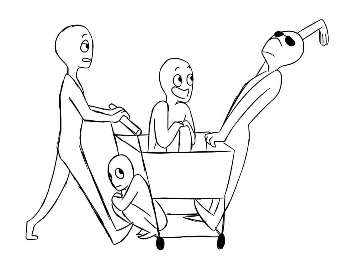 Позы для рисования ситуации