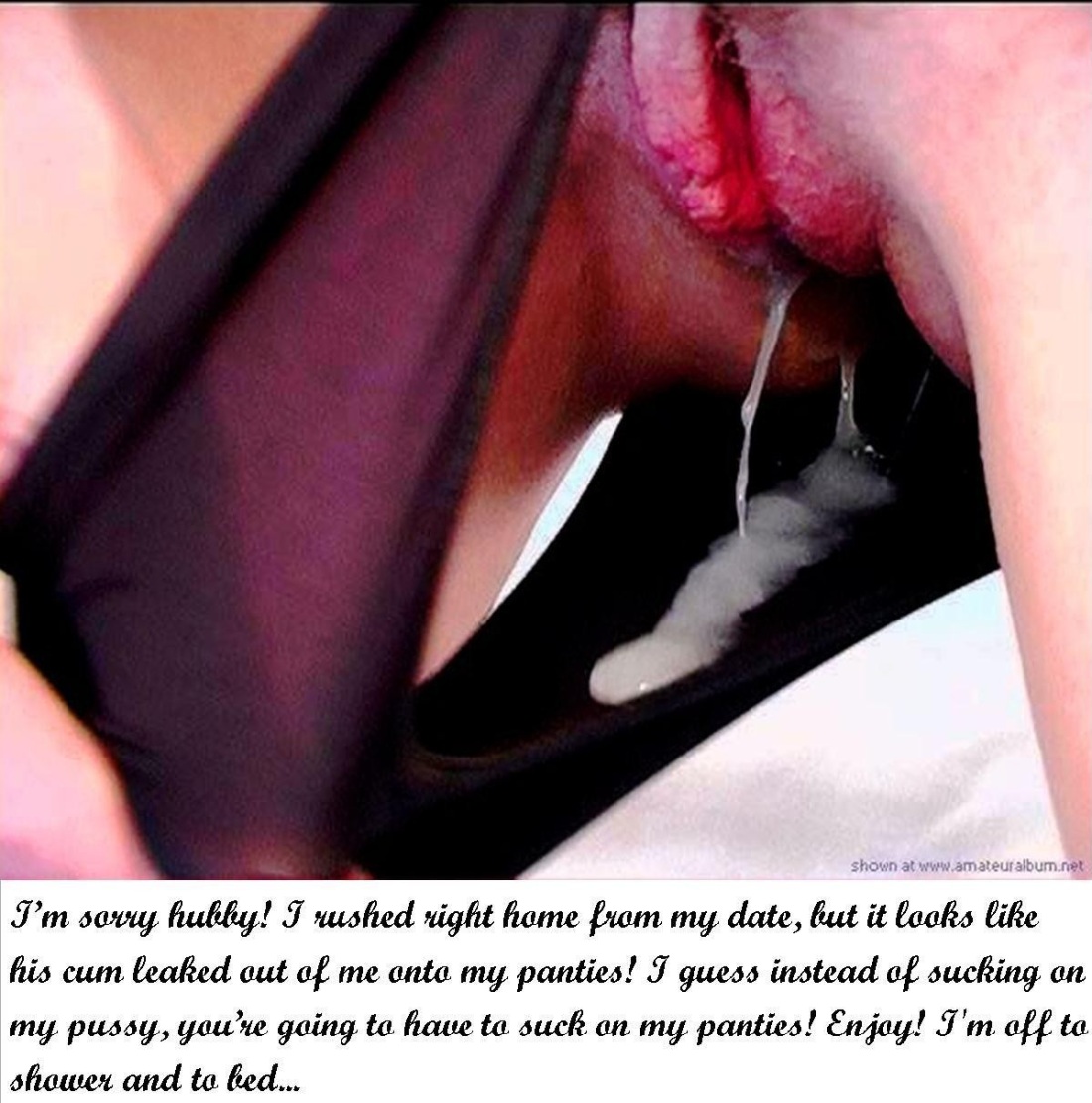 Женщина кончила в трусики