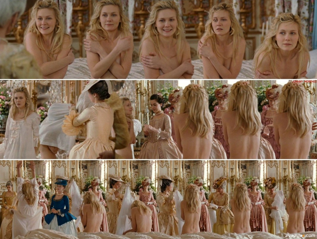 Кирстен Данст голая в фильме Мария-Антуанетта