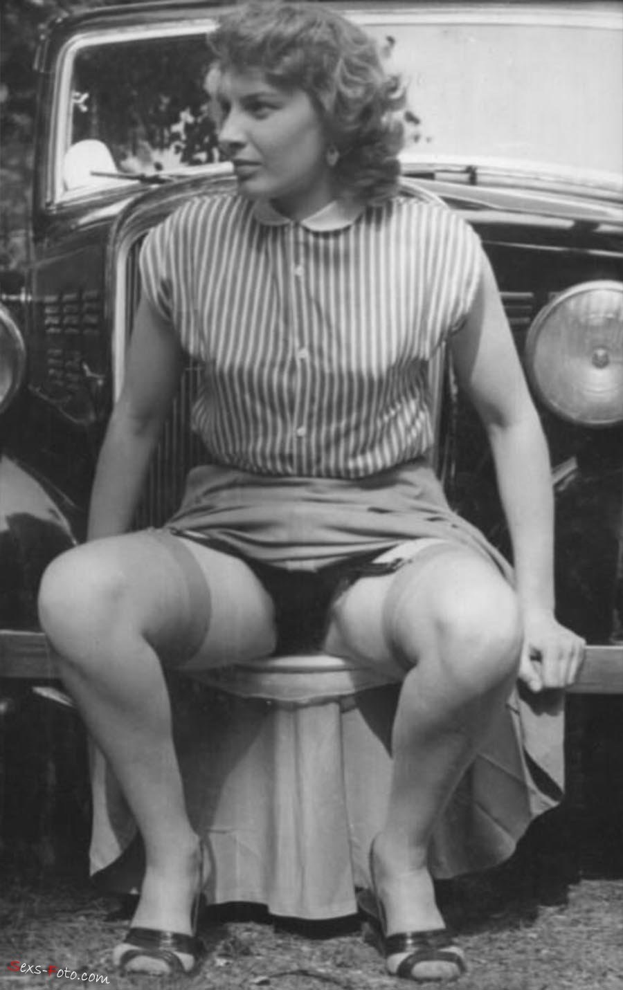 Ретро волосатые промежности