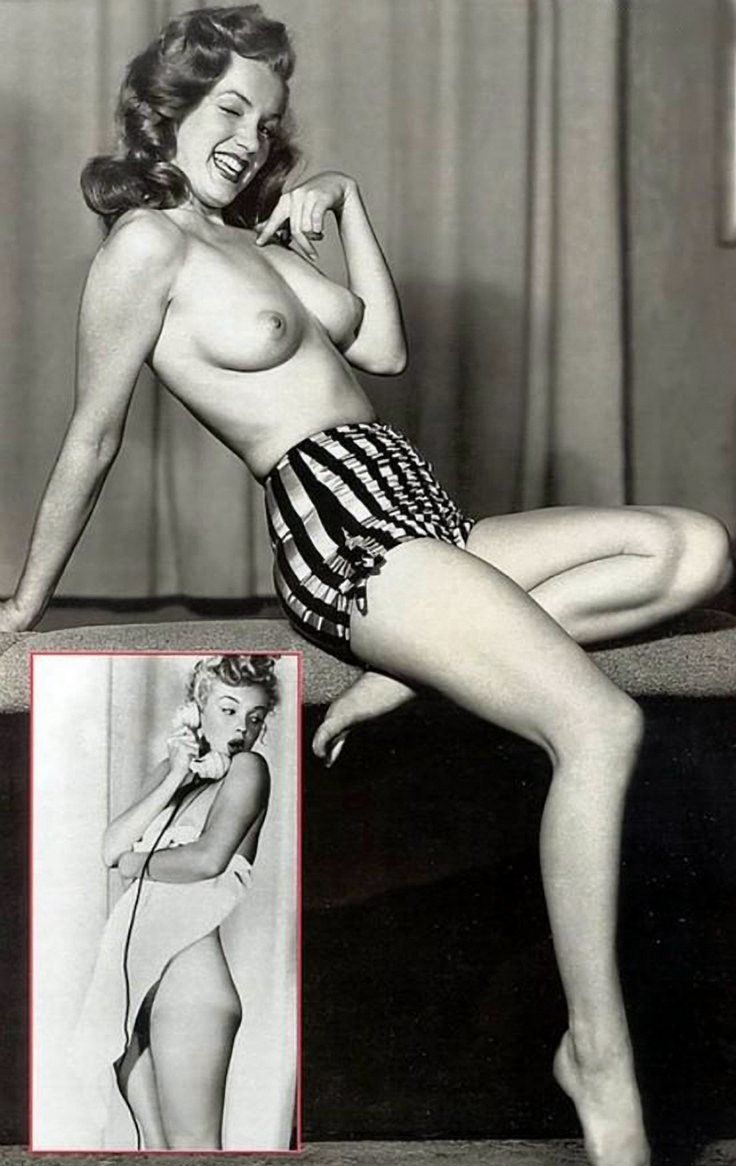 Мэрилин Монро топлесс