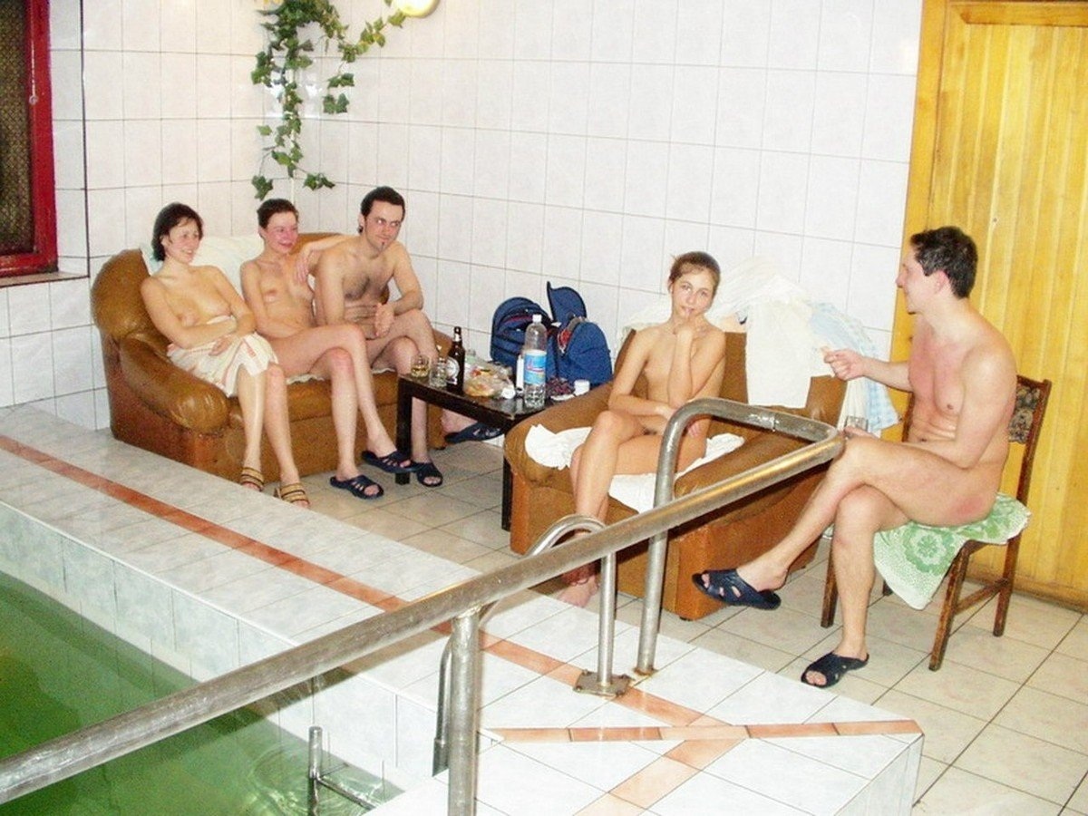 Cfnm sauna