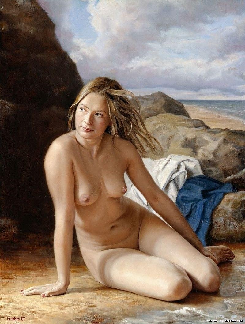 Красивое голое женское тело