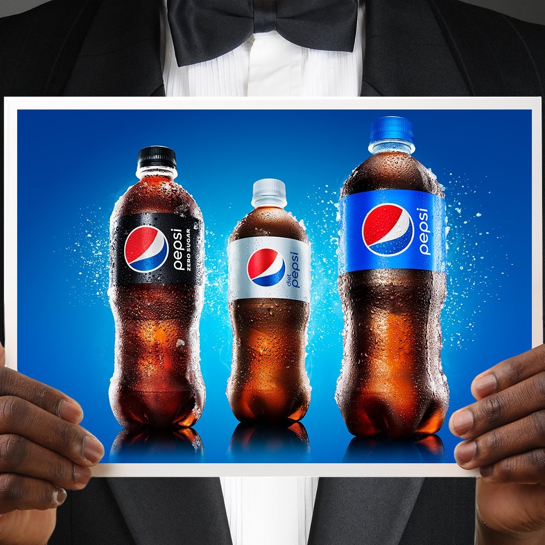 Пепси кола этикетка