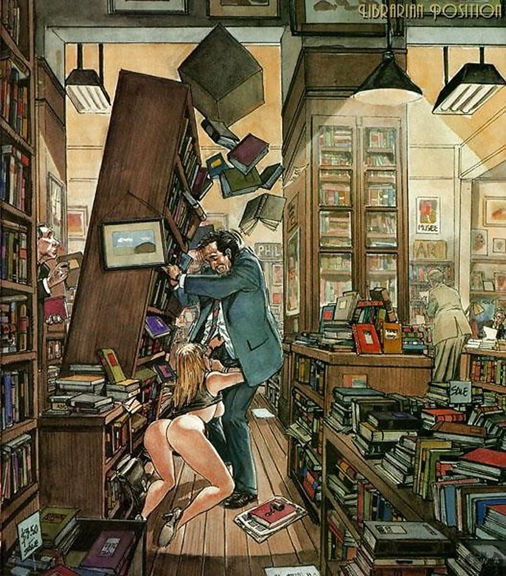 Библиотекарша комиксы эротические