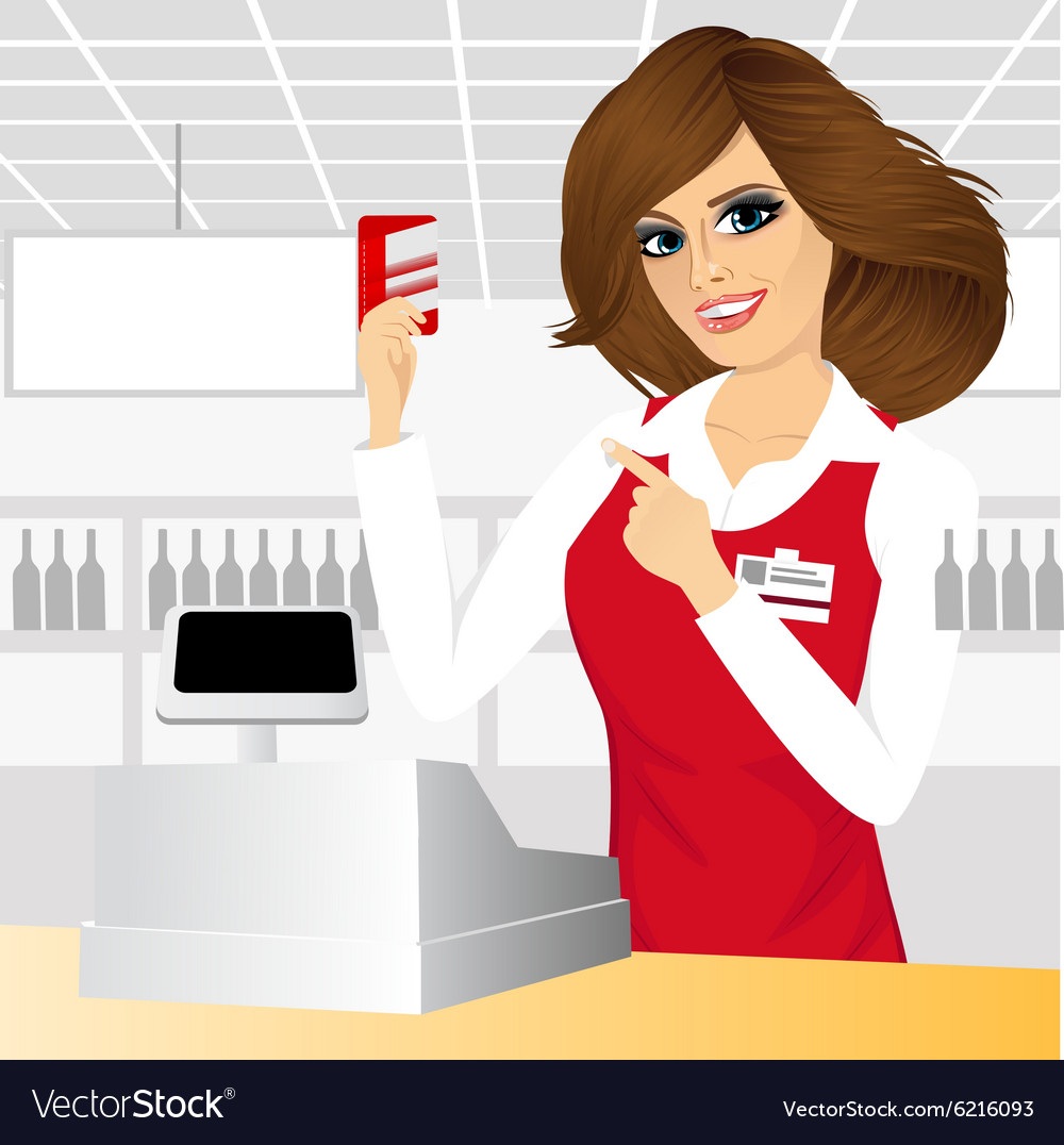 Девочка за кассой