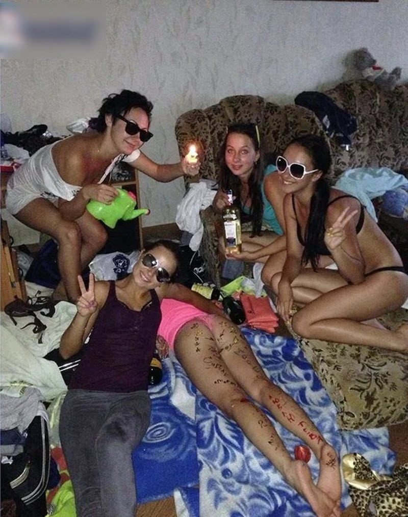 Пьянка с друзьями