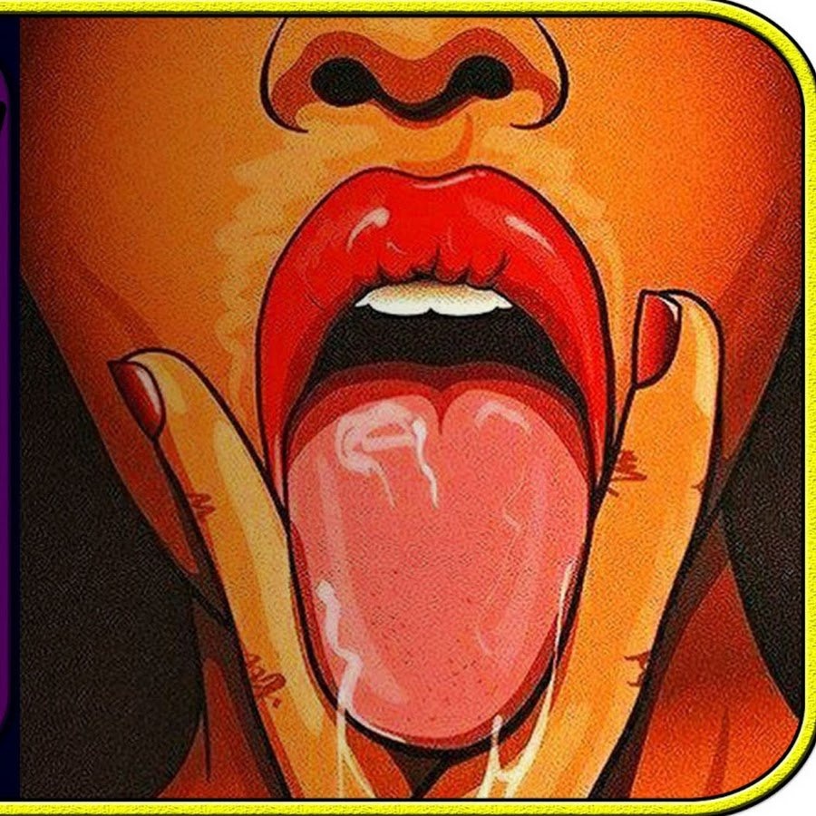 Два пальца и язык между ними