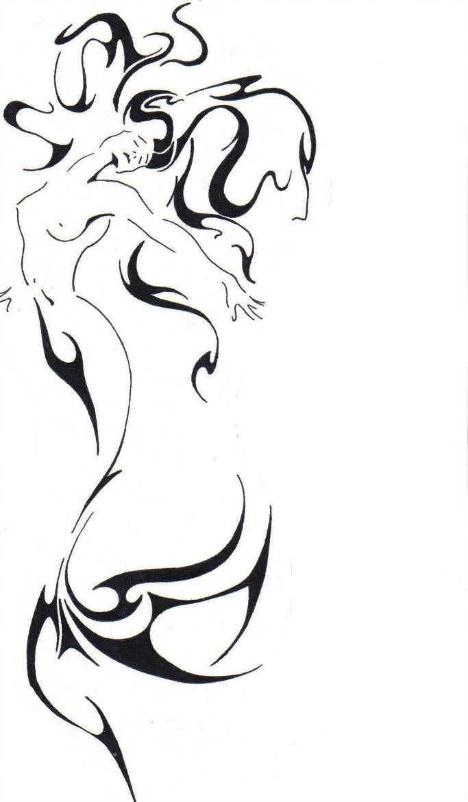 Рисунки в стиле трайбл